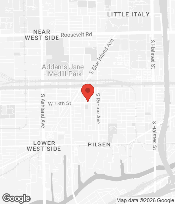 Map of Pilsen - 1248 W 18th St, Chicago, IL, 60608, US
